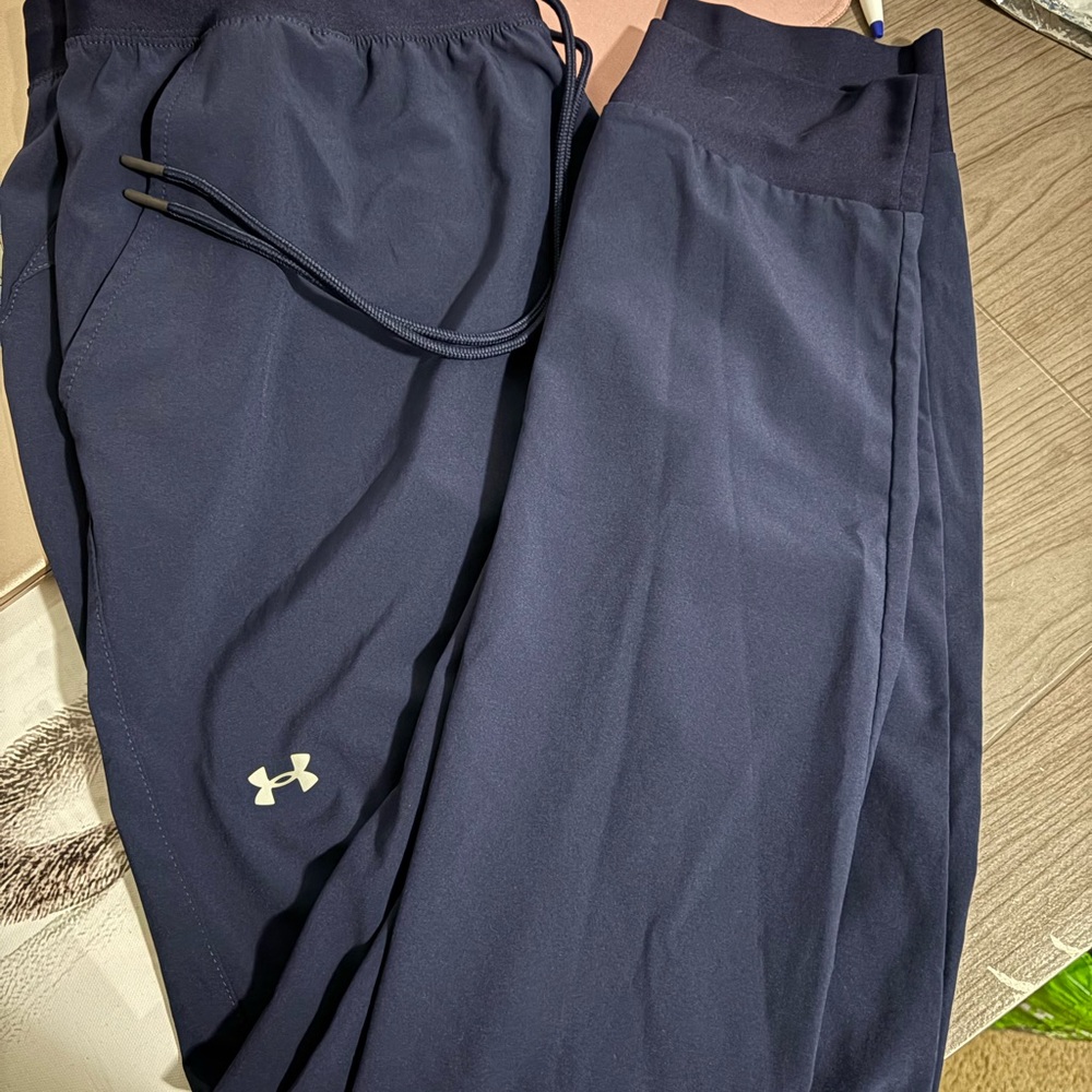 Under Armour Navy Track Pants/Joggers